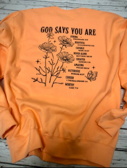 GOD SAYS YOU ARE